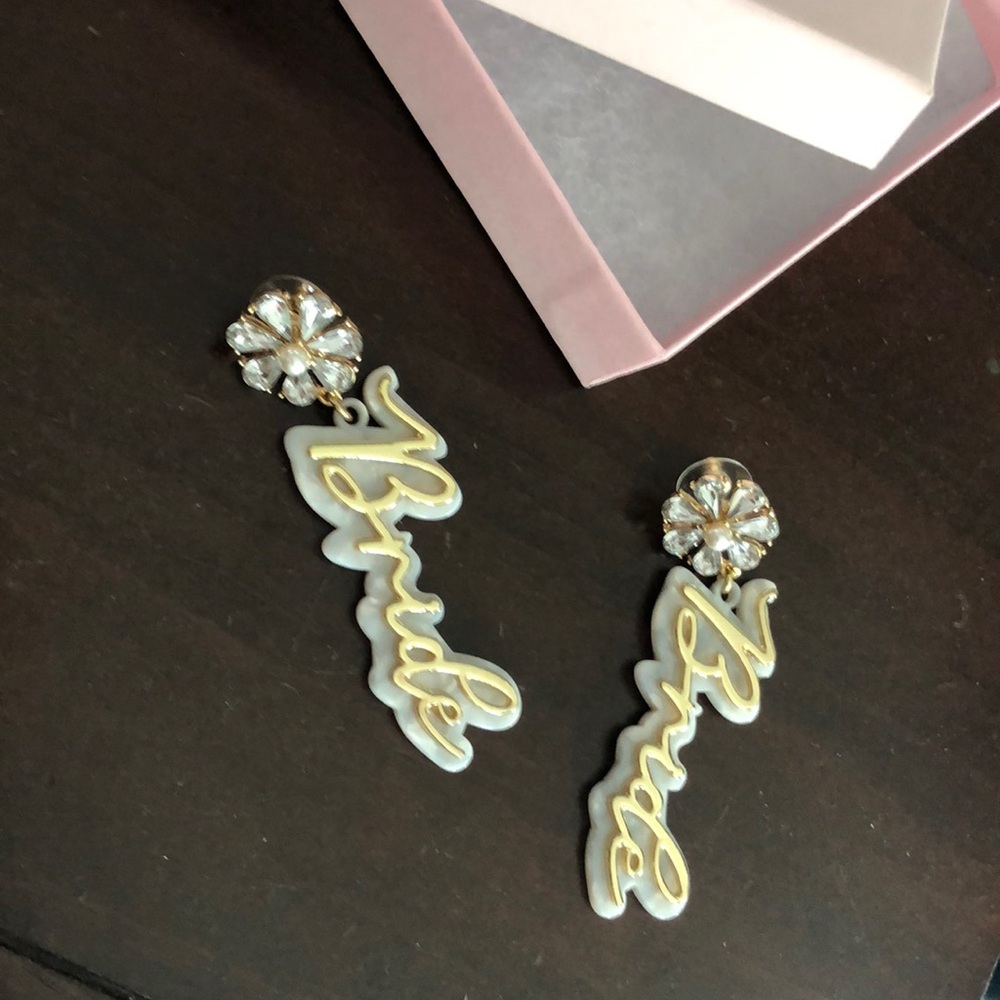 “Bride” earrings